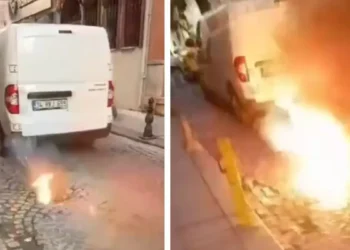 Yer altı kabloları araç geçişlerinde bomba gibi patlıyor