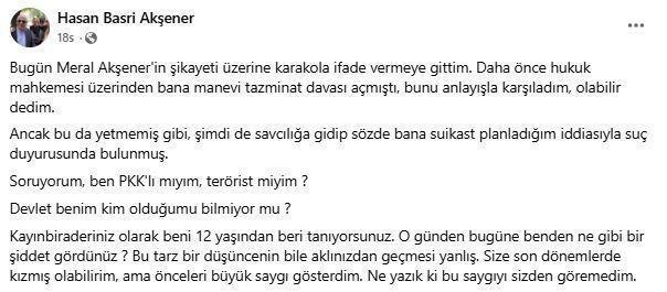 Meral Akşener, kayınbiraderi hakkında suç duyurusunda bulundu 3 Meral Akşener, kayınbiraderi hakkında suç duyurusunda bulundu