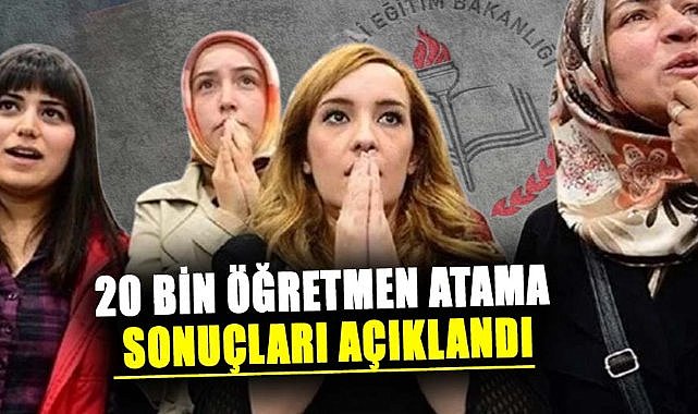 20 bin öğretmenin ataması yapıldı! 3 20 bin öğretmenin ataması yapıldı!