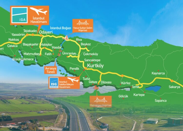Kuzey Marmara’ya verilen geçiş garantisini tutturmak için Türkiye’deki bütün araçlar 87 kez geçmeli
