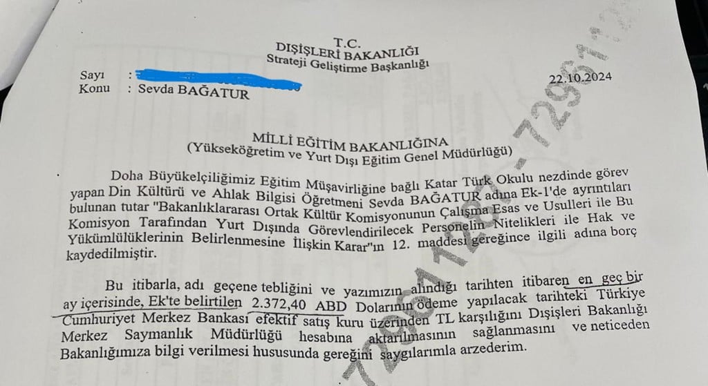 Öğretmen can, Dışişleri paranın derdinde! 2 Öğretmen can, Dışişleri paranın derdinde!