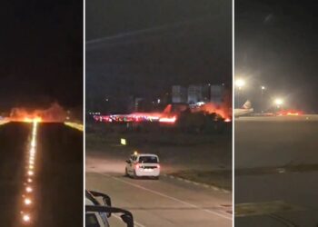 Antalya’ya iniş yapan Rus uçağında yangın! 89 yolcu ve 6 mürettebat hızla tahliye edildi