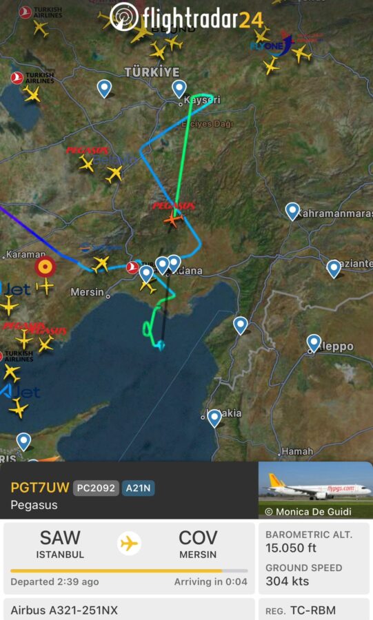 İstanbul-Mersin uçağı düşme tehlikesi geçirdi! Kayseri'ye zorunlu iniş yaptı 2 İstanbul-Mersin uçağı düşme tehlikesi geçirdi! Kayseri'ye zorunlu iniş yaptı