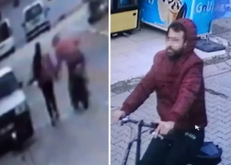 Genç kıza sokak ortasında tacizde bulunan bisikletli sapık tutuklandı 1 Genç kıza sokak ortasında tacizde bulunan bisikletli sapık tutuklandı