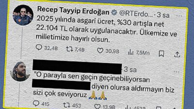 ‘Asgari ücret’le ilgili paylaşımında cumhurbaşkanı'na hakaret eden şüpheli ikinci kez gözaltına alınıp tutuklandı 3 ‘Asgari ücret’le ilgili paylaşımında cumhurbaşkanı'na hakaret eden şüpheli ikinci kez gözaltına alınıp tutuklandı