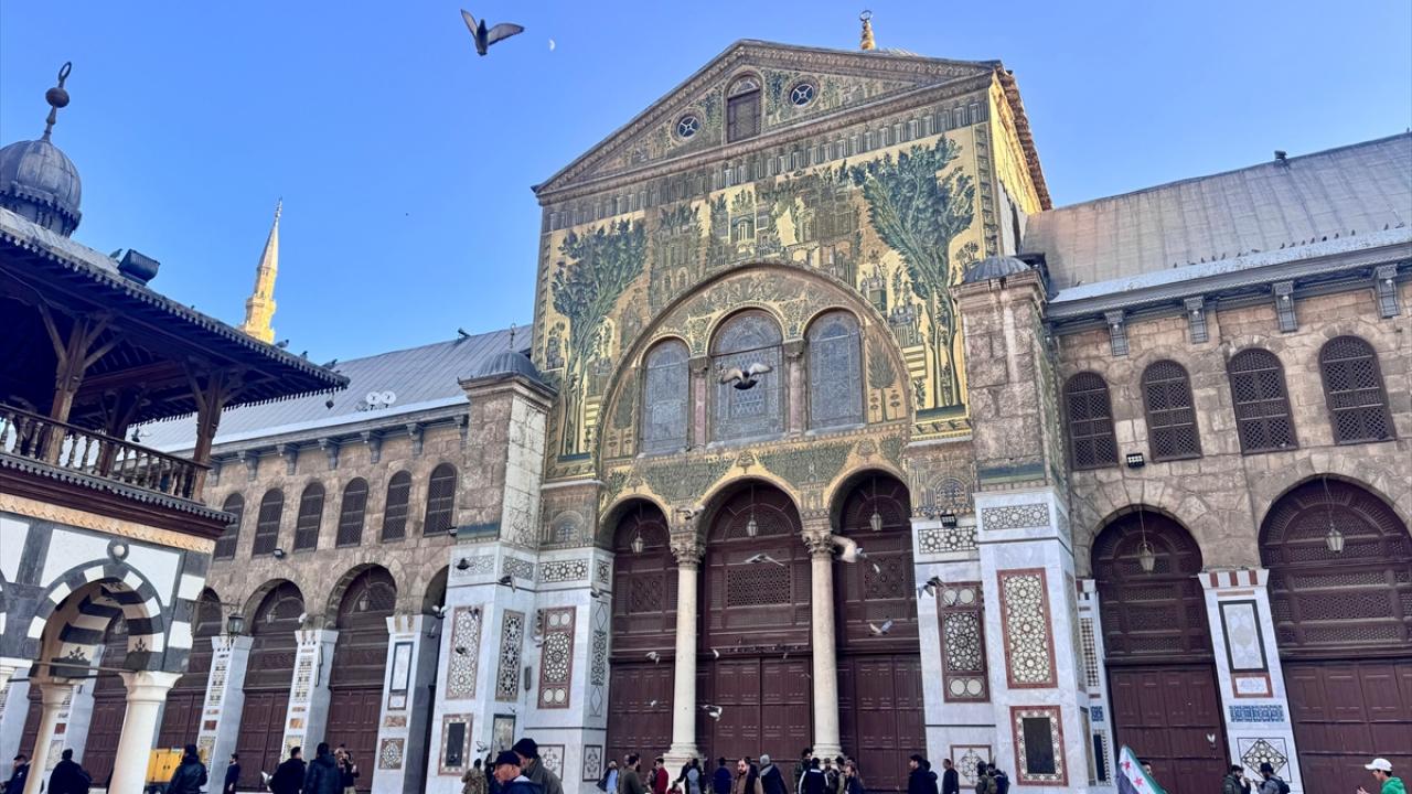 Şam'daki Emevi Camii'nde tarihi anlar
