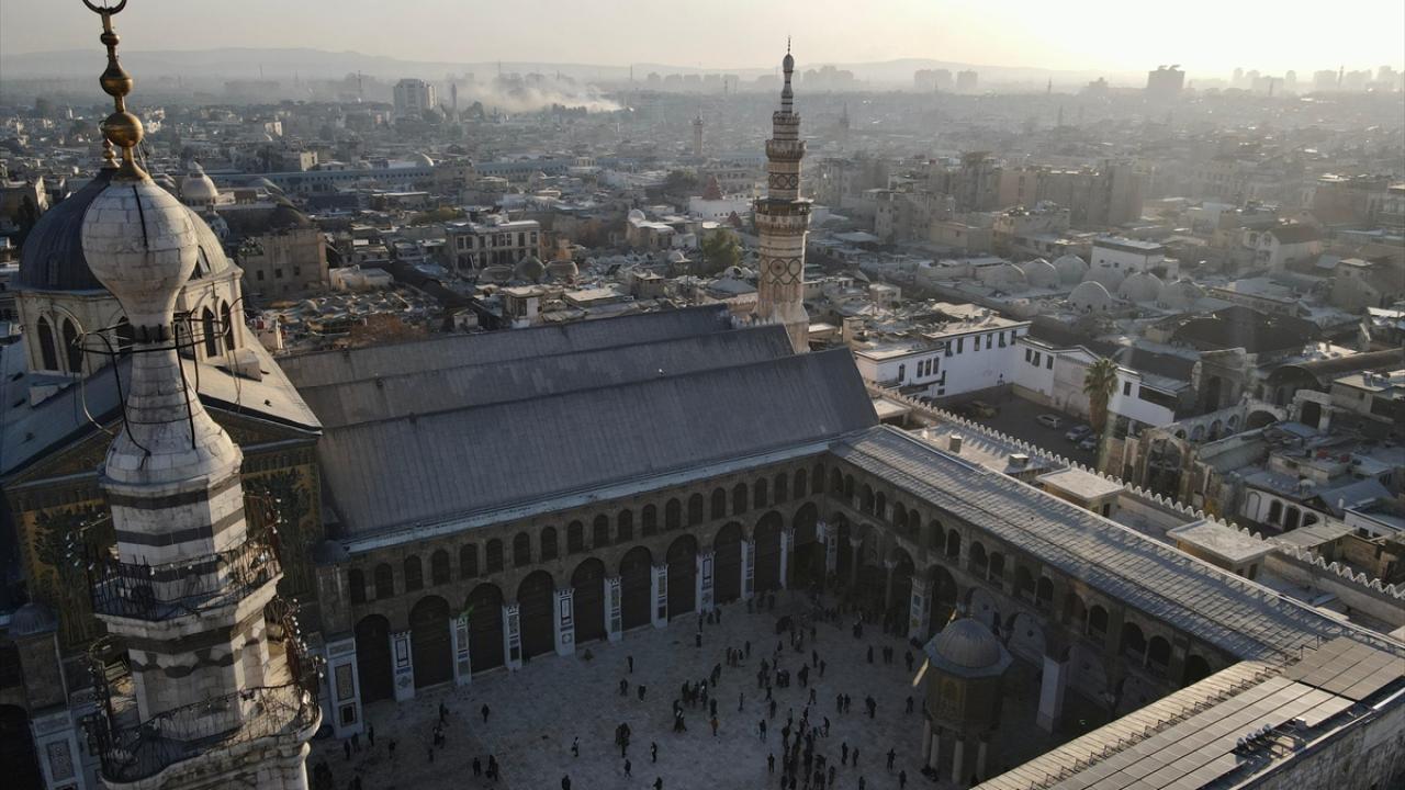 Şam'daki Emevi Camii'nde tarihi anlar