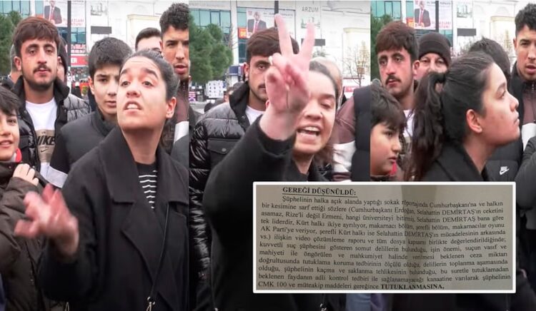 Erdoğan’a suçlamalarda bulunup ‘isterse beni tutuklasınlar’ diyen kadın tutuklandı!