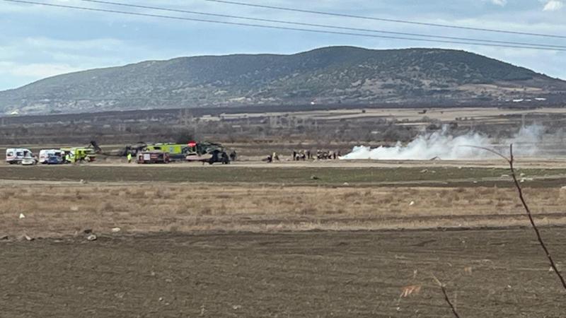 Isparta'da askeri helikopter düştü: Biri tuğgeneral 6 asker şehit oldu