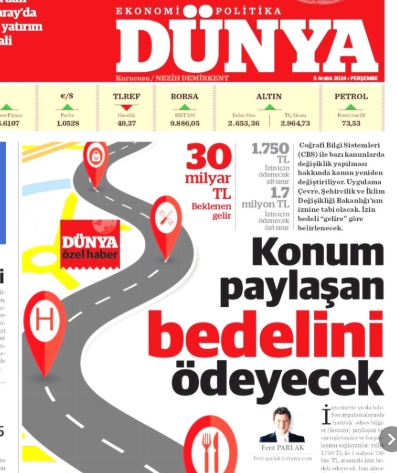 ‘Konum vergisi’ esnaflara değil, navigasyon firmaları ve tur operatörleri gibi şirketlere 3 ‘Konum vergisi’ esnaflara değil, navigasyon firmaları ve tur operatörleri gibi şirketlere