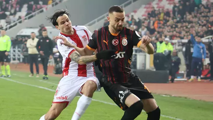 Galatasaray'dan Sivas'ta müthiş geri dönüş: 3-2