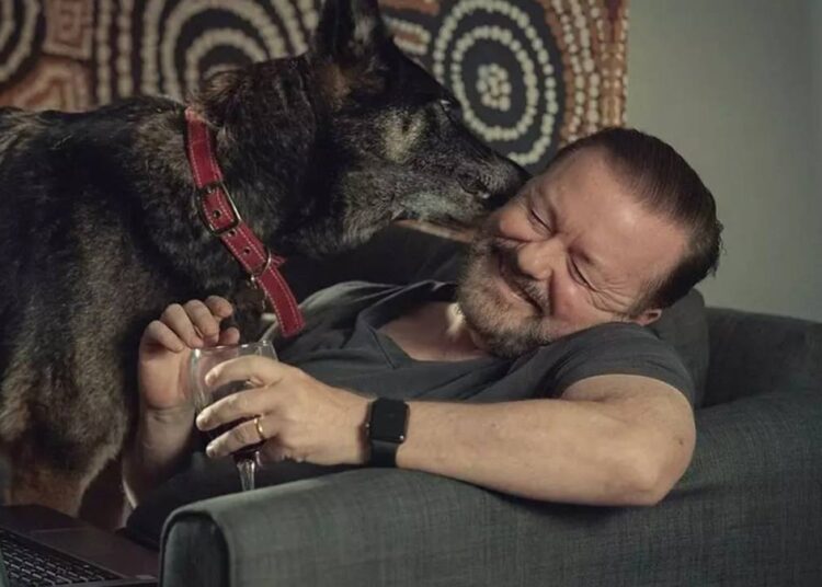 After Life dizisindeki 'Good Girl' lakaplı köpek 'Anti' öldü 1 After Life dizisindeki ‘Good Girl’ lakaplı köpek ‘Anti’ öldü