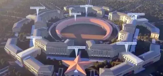 ‘Ay Yıldız Müşterek Karargâhı’ Pentagon’dan büyük olacak