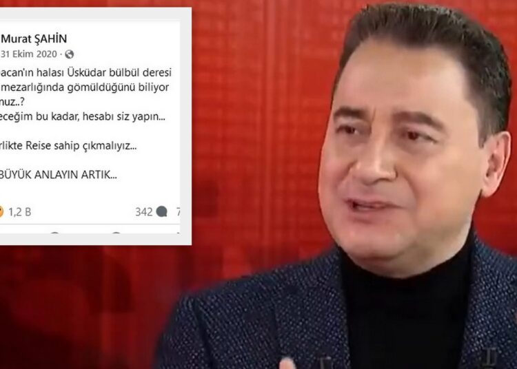 Babacan, başörtülü halası için ‘Yahudi’ diyenlere sert çıktı: Bu iftiralar siyasi ahlaksızlığın geldiği noktayı gösteriyor 1 Babacan, başörtülü halası için ‘Yahudi’ diyenlere sert çıktı: Bu iftiralar siyasi ahlaksızlığın geldiği noktayı gösteriyor