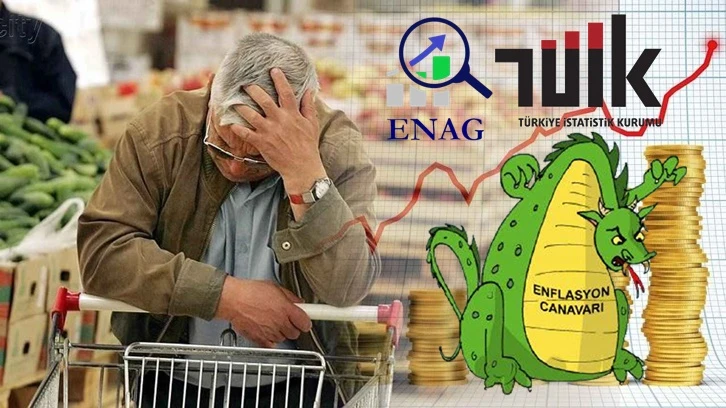 Yok mu bunun ortası? TÜİK’in yüzde 44 dediği enflasyon İTO’ya göre 55, ENAG’a göre 83 1 Yok mu bunun ortası? TÜİK’in yüzde 44 dediği enflasyon İTO’ya göre 55, ENAG’a göre 83