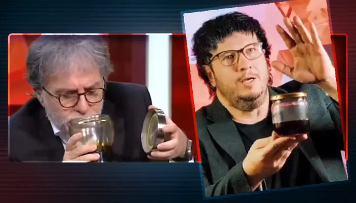 Şahan, canlı yayında petrol koklayan Ahmet Hakan'ı böyle ti'ye aldı: "Gabar Ahmet"