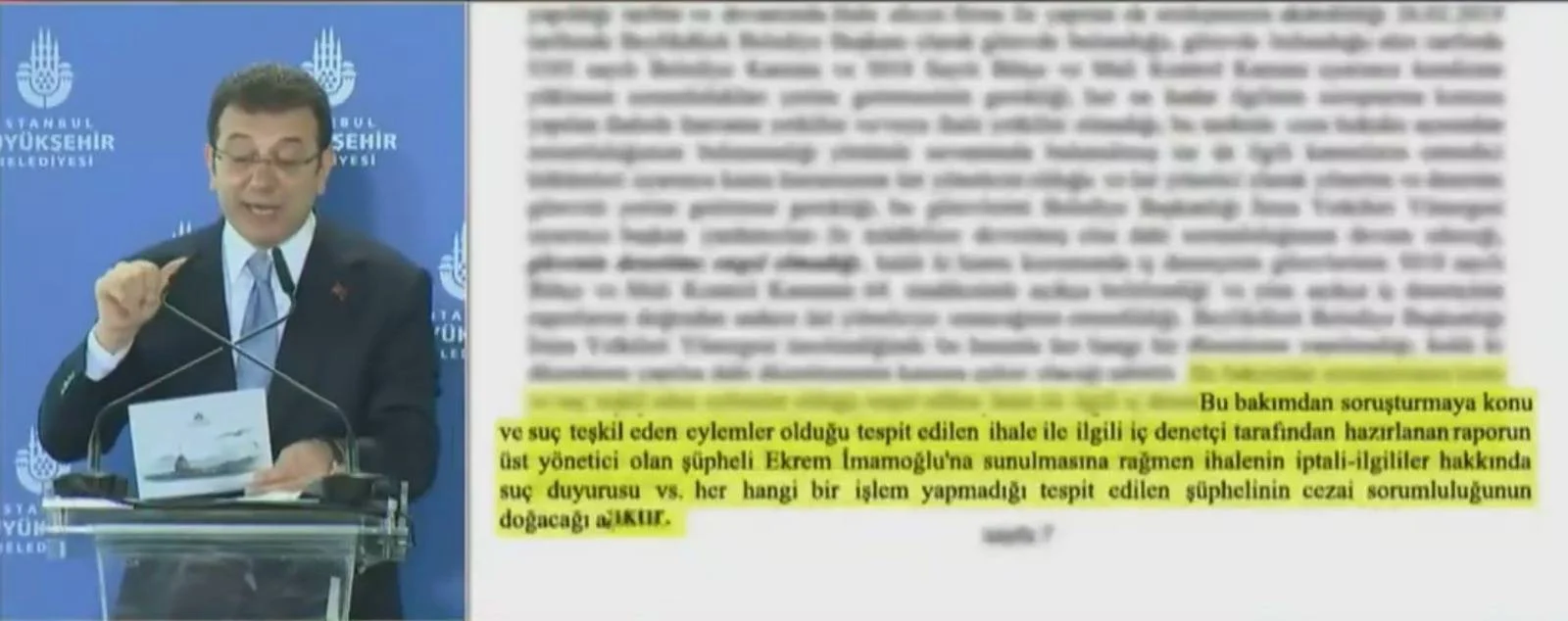 İmamoğlu: Heybedeki turpun adı belli oldu, Satılmış B.