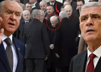 Nahit Menteşe’nin cenaze töreninde dikkat çeken olay: Dervişoğlu ile Bahçeli tokalaşmadı!