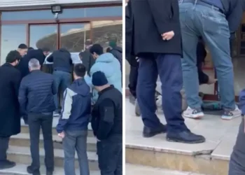 Menzil’de miras kavgası: Kapısına kilit vurulan binaya zorla girdiler