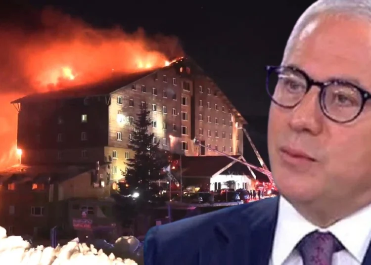 Yanan otelde ünlü gazeteci ve AK Partili isim de bulunuyordu 1 Yanan otelde ünlü gazeteci ve AK Partili isim de bulunuyordu