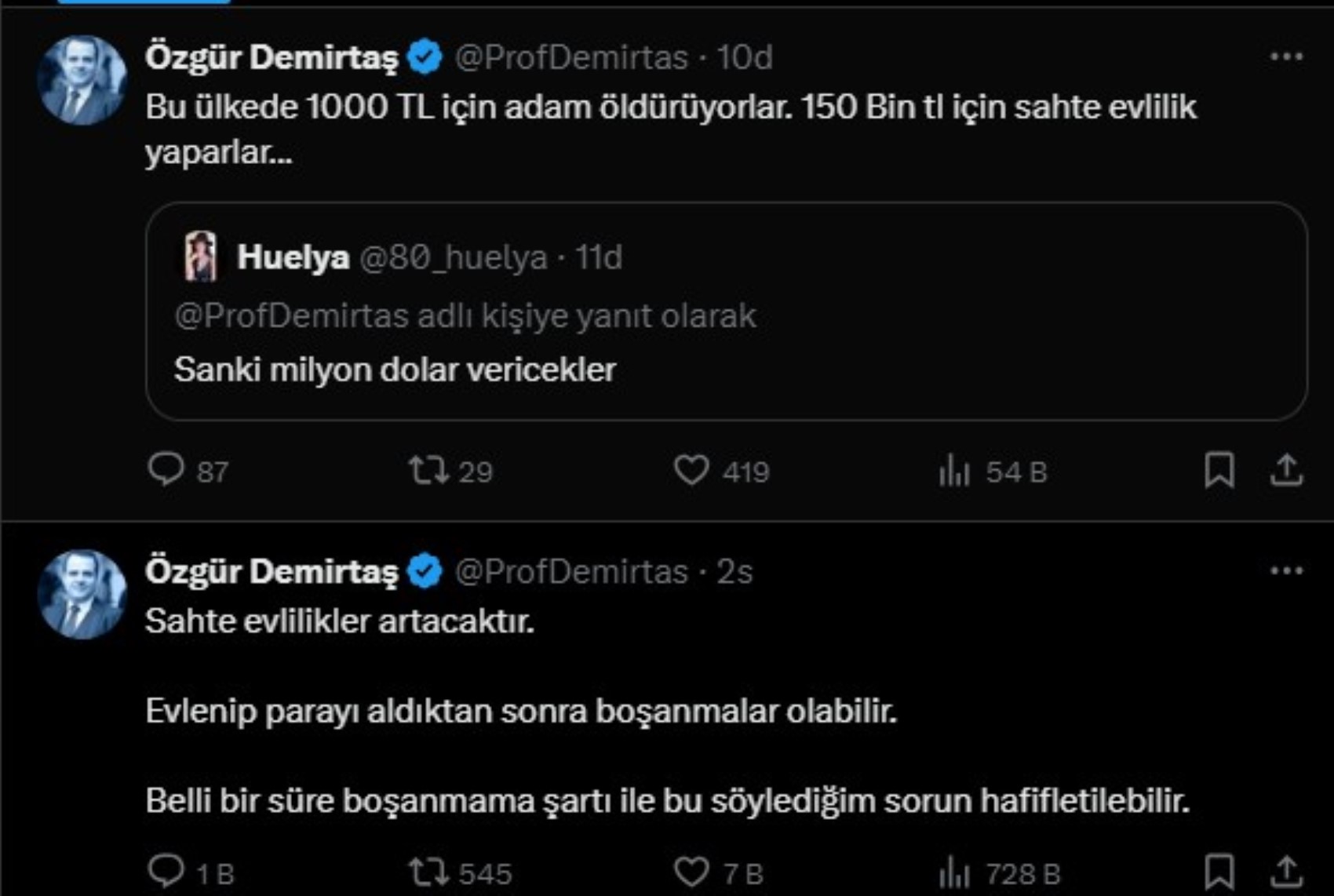 Özgür Demirtaş'tan 'evlilik kredisi' yorumu: Sahte evlilikler artacak