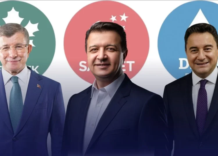 Saadet, Deva ve Gelecek partileri ‘Yeni Yol’da birleşiyor! 1 Saadet, Deva ve Gelecek partileri ‘Yeni Yol’da birleşiyor!