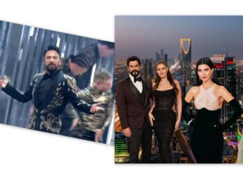 Riyad’da Tarkan konseri; Barış Arduç, Tuba Büyüküstün ödül sundu