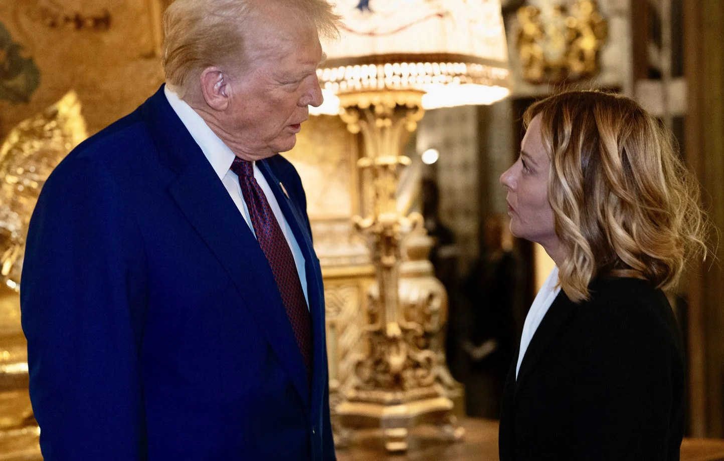 Trump, İtalya Başbakanı Meloni'yi Florida’daki malikanesinde ağırladı