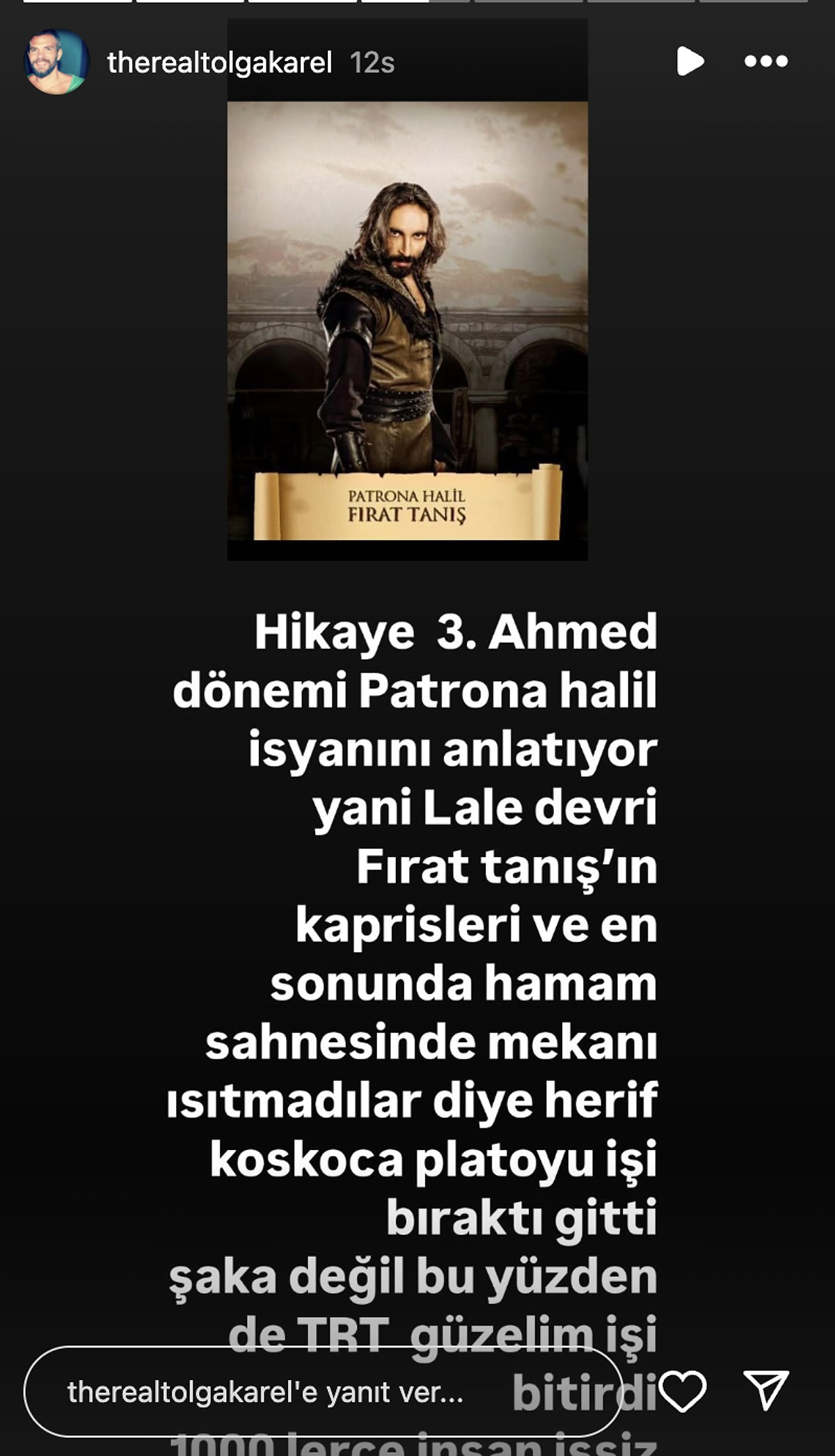 Eski oyuncu Tolga Karel'dan Fırat Tanış'a tehdit: 'Ağzını burnunu kıracağım'