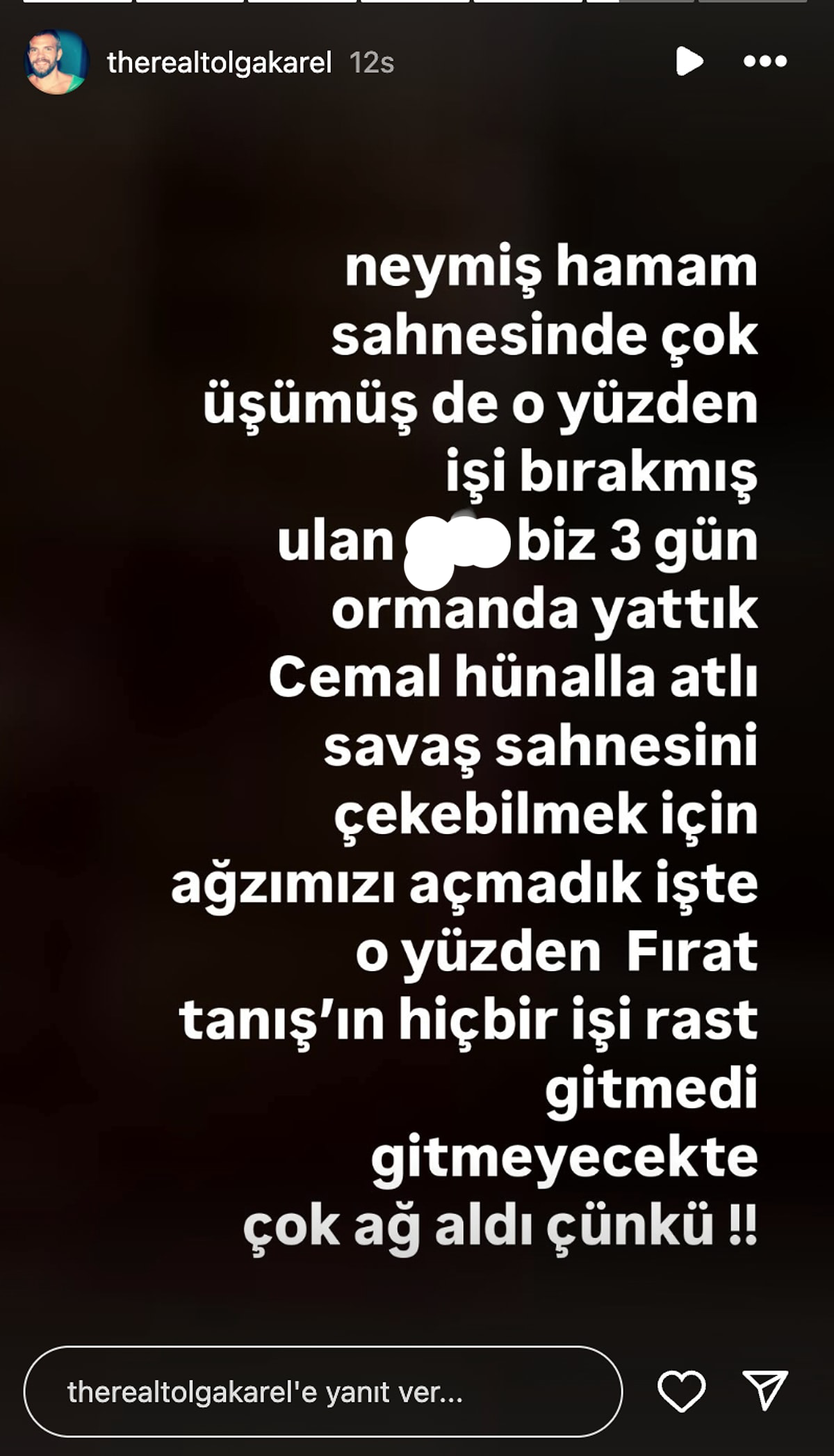Eski oyuncu Tolga Karel'dan Fırat Tanış'a tehdit: 'Ağzını burnunu kıracağım'