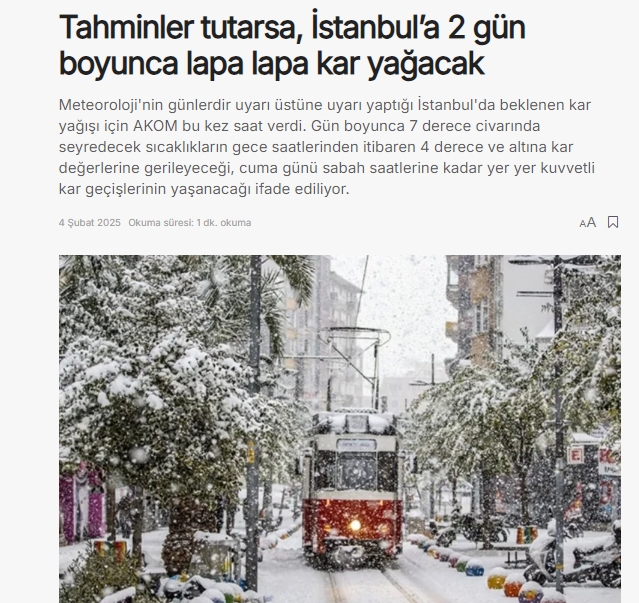 Geçen sefer tahmin tutmadı; İstanbul için yine ‘lapa lapa kar’ beklentisi 3 Geçen sefer tahmin tutmadı; İstanbul için yine ‘lapa lapa kar’ beklentisi