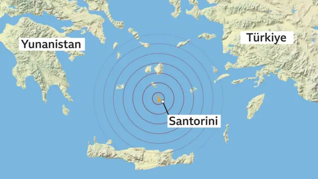 Santorini adasından kaçış! Ege’deki deprem hareketliliği halkı korkuttu