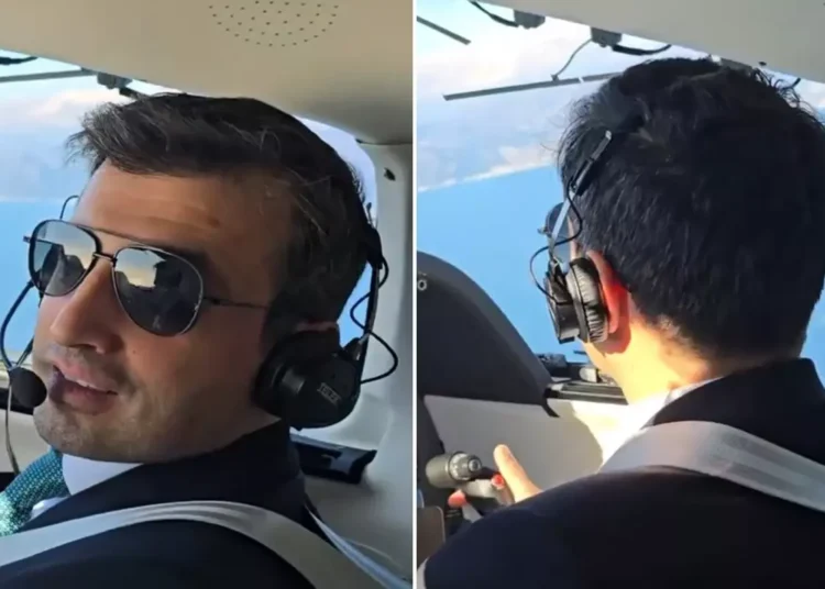 Selçuk Bayraktar, İtalya’da kokpite geçti, ikinci pilot olarak Piaggio Aerospace uçağını kullandı 1 Selçuk Bayraktar, İtalya’da kokpite geçti, ikinci pilot olarak Piaggio Aerospace uçağını kullandı