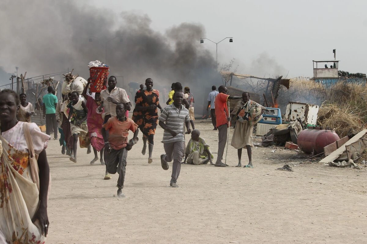 Sudan'da pazar yerine saldırıda en az 54 kişi öldü