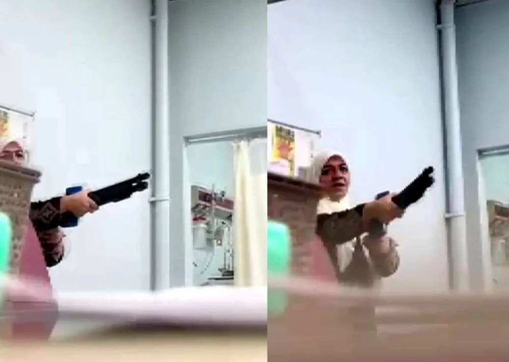 Pompalı tüfekle hastane basan kadının cezası belli oldu