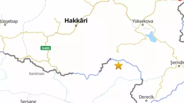 Irak Erbil merkezli deprem Hakkari’yi de sarstı: 4,8 1 Irak Erbil merkezli deprem Hakkari’yi de sarstı: 4,8