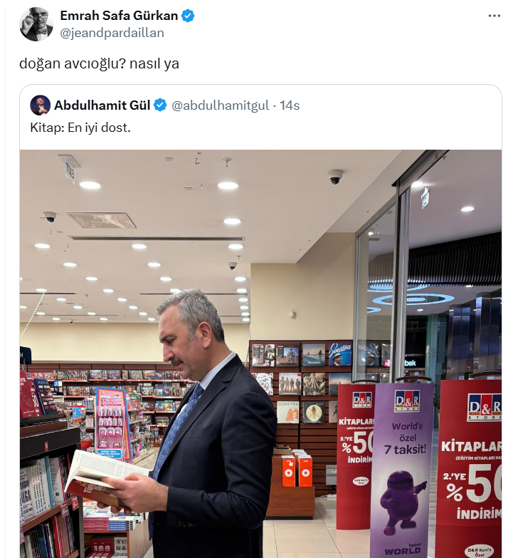 Tarihçi Emrah Safa Gürkan ile eski bakan Abdulhamit Gül atıştı: ‘Her şeyden suni mağduriyetler çıkarmayın’ 2 Tarihçi Emrah Safa Gürkan ile eski bakan Abdulhamit Gül atıştı: ‘Her şeyden suni mağduriyetler çıkarmayın’