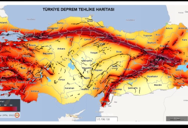 AFAD açıkladı, 81 ilden 23'ünde deprem riski düşük 1 AFAD açıkladı, 81 ilden 23’ünde deprem riski düşük