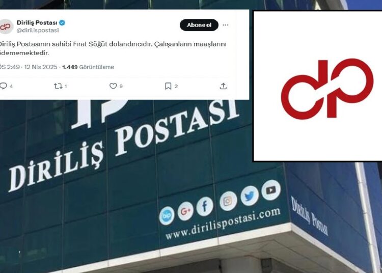 Diriliş Postası hesabından paylaşıldı: Gazetenin sahibi dolandırıcı, maaşları ödemiyor 1 Diriliş Postası hesabından paylaşıldı: Gazetenin sahibi dolandırıcı, maaşları ödemiyor