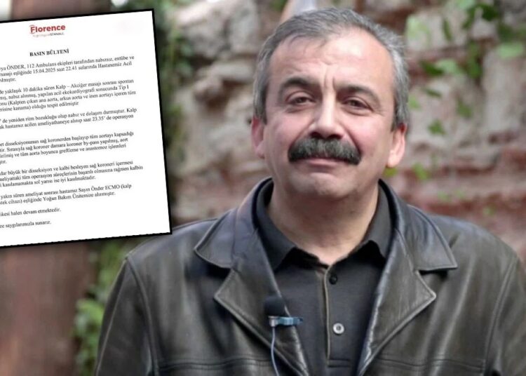 Sırrı Süreyya Önder'le ilgili hastaneden açıklama: Hayati tehlike devam ediyor 1 Sırrı Süreyya Önder’le ilgili hastaneden açıklama: Hayati tehlike devam ediyor