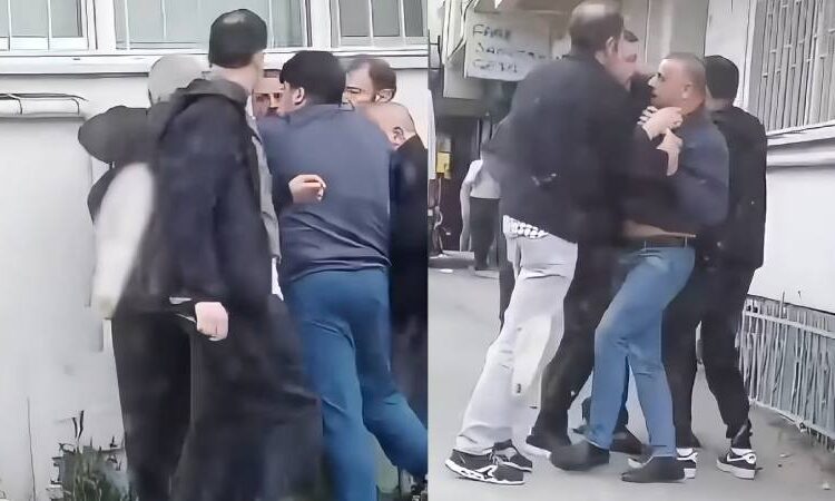 Depremle dışarı fırladılar, sokakta kavgaya tutuştular 1 Depremle dışarı fırladılar, sokakta kavgaya tutuştular