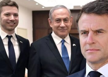 Filistin’i tanıma açıklaması sebebiyle Macron’a hakaret eden oğluna Netanyahu’dan destek