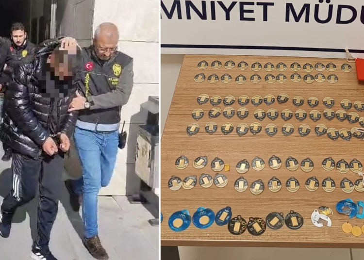 Kuyumculara sahte altın satan 2 kişi gözaltına alındı 1 Kuyumculara sahte altın satan 2 kişi gözaltına alındı