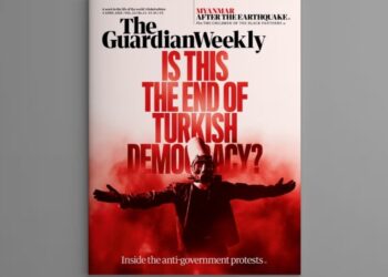 The Guardian Weekly, Saraçhane eylemlerini kapağına taşıdı