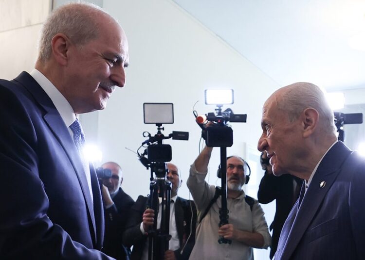 Meclis Başkanı Kurtulmuş'tan Bahçeli'ye ziyaret: ‘En kısa sürede komisyon kurulacak’ 1 Meclis Başkanı Kurtulmuş’tan Bahçeli’ye ziyaret: ‘En kısa sürede komisyon kurulacak’