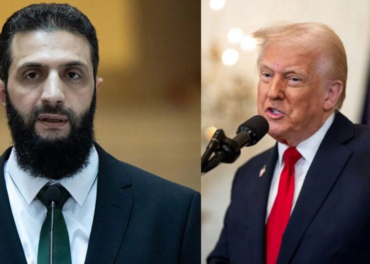 Trump, Suriye'ye yaptırımları kaldırıyor 1 Donald Trump ile Ahmed el-Şara Riyad’da görüştü