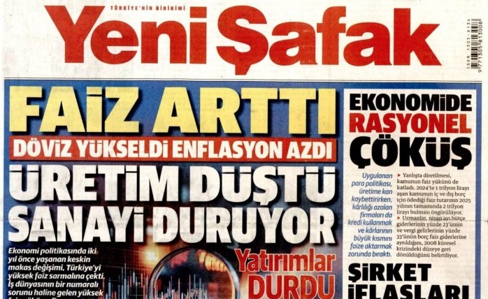 Yeni Şafak, Mehmet Şimşek’i yine hedef aldı