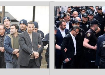 Hasan Baba yazdı l Polisler arasında tek sıra dizilmiş belediye başkanları
