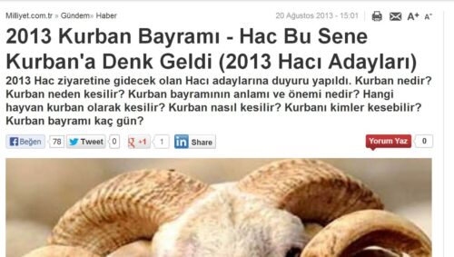 Hasan Baba yazdı l Hac bu sene de kurbana denk geldi! 2 Hasan Baba yazdı l Hac bu sene de kurbana denk geldi!