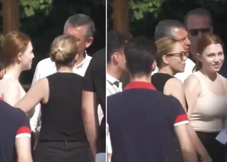 Özgür Özel, sınava giren Ferdi Zeyrek’in kızı Nehir’i yalnız bırakmadı